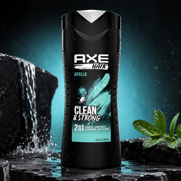 Axe 2 in 1 Shampoo and Conditioner Apollo 16 oz