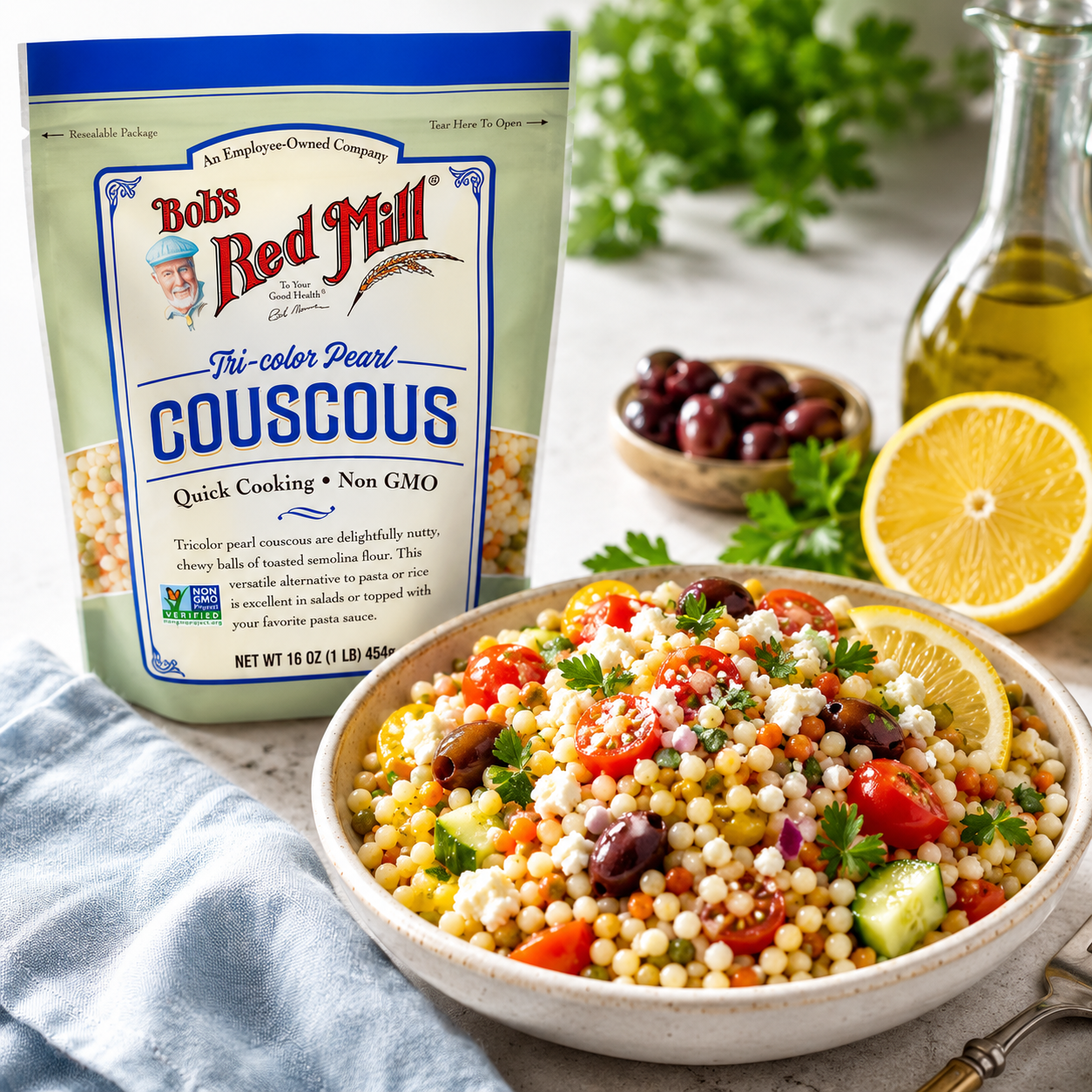Bob's Red Mill Tri Color Pearl Couscous 16 Ounce