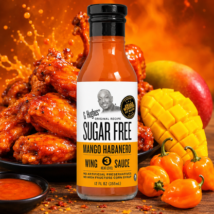 G Hughes Mango Habanero Wing Sauce Hot Sauce Sauces Habanero 12 Oz