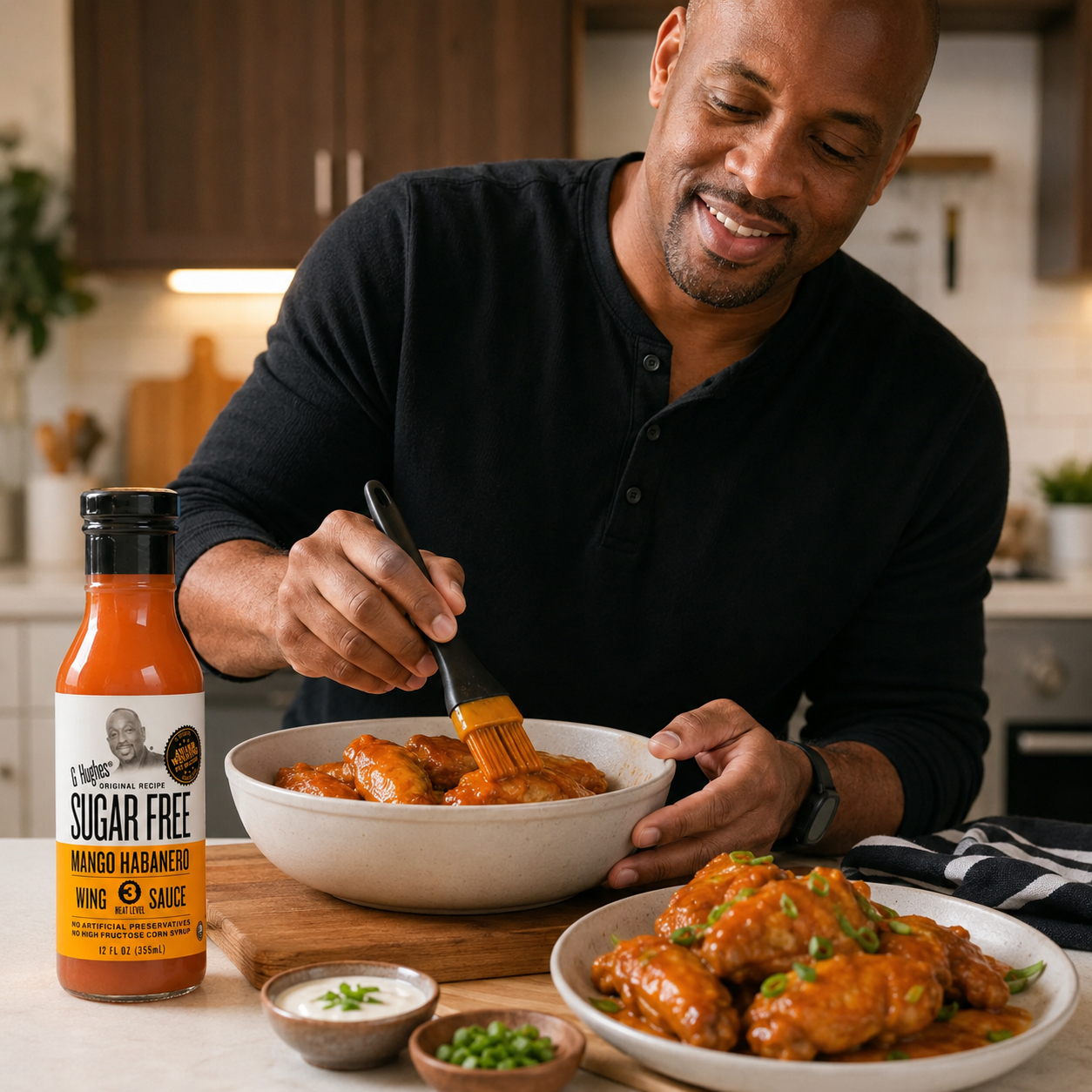 G Hughes Mango Habanero Wing Sauce Hot Sauce Sauces Habanero 12 Oz