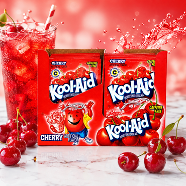 Kool-Aid Cherry Packets Count 48 0.13 oz Grocery /