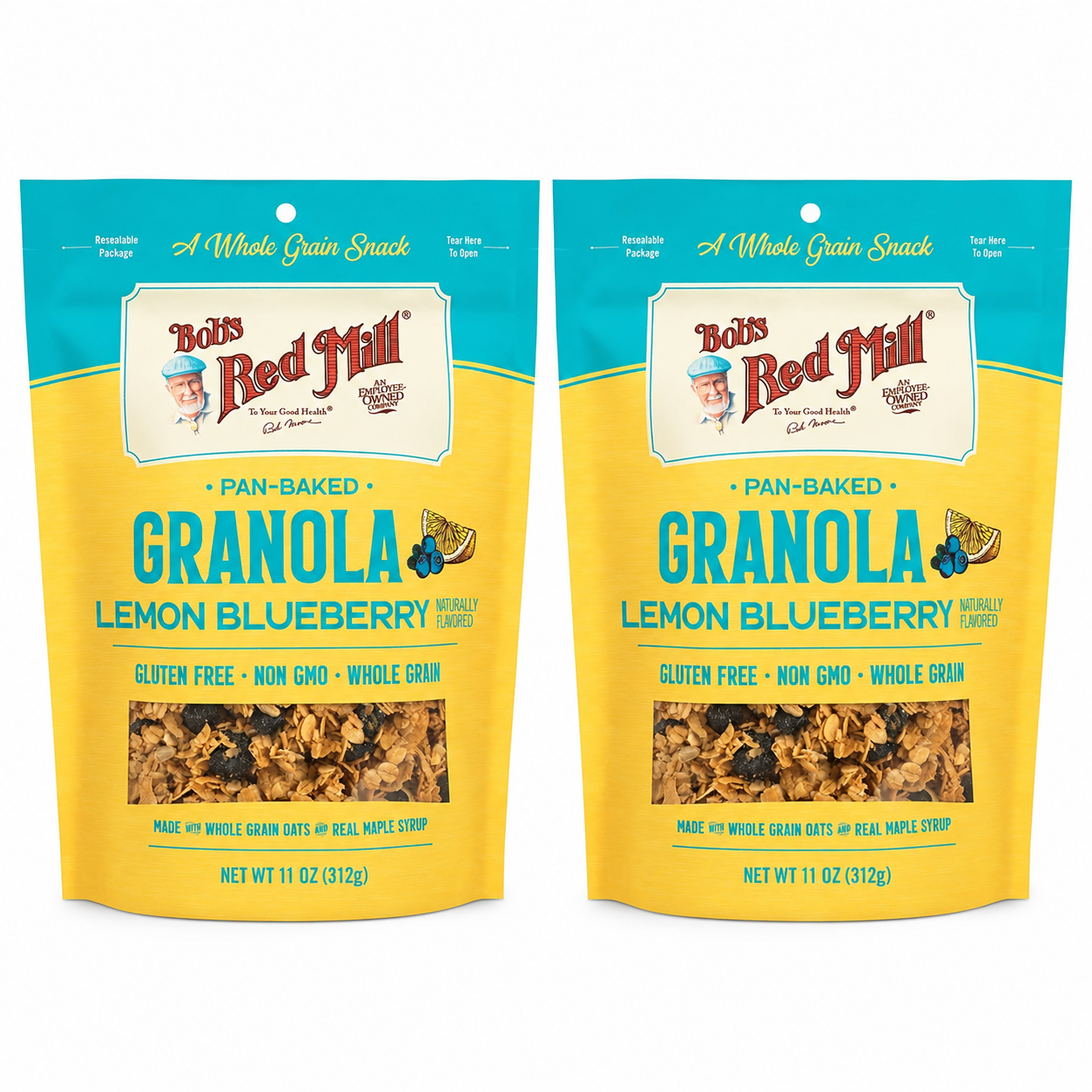 Bob's Red Mill Pan Baked Granola Lemon Blueberry 11 Ounce