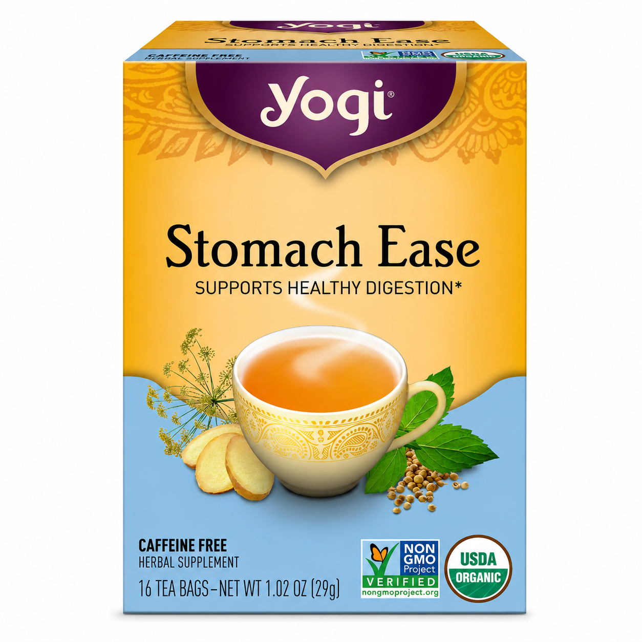Yogi Tea Stomach Ease 16 Count
