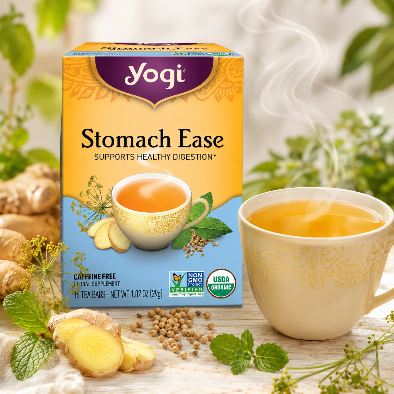 Yogi Tea Stomach Ease 16 Count