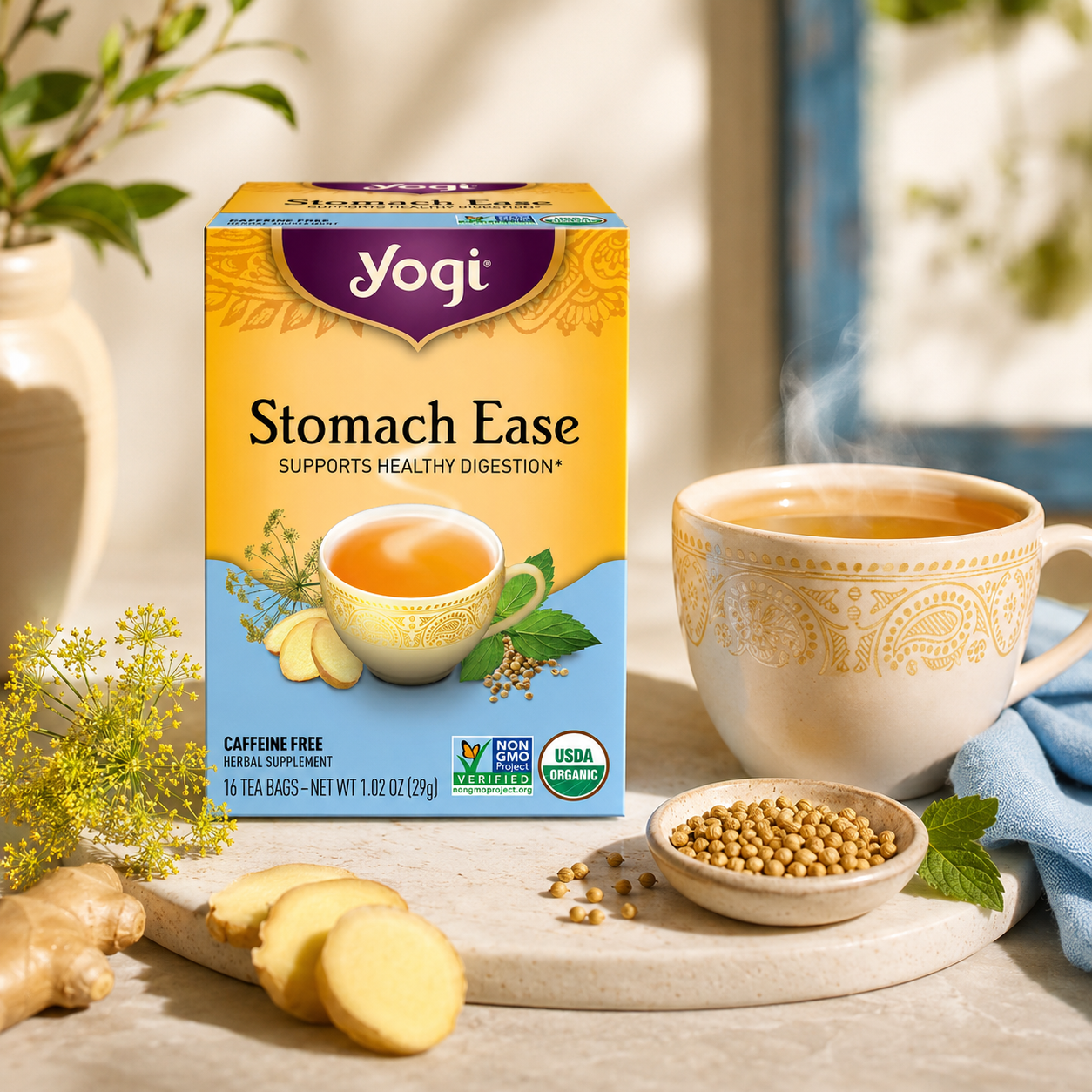 Yogi Tea Stomach Ease 16 Count