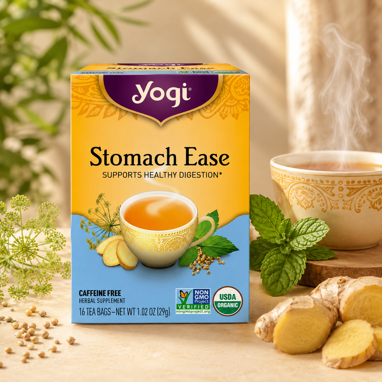 Yogi Tea Stomach Ease 16 Count