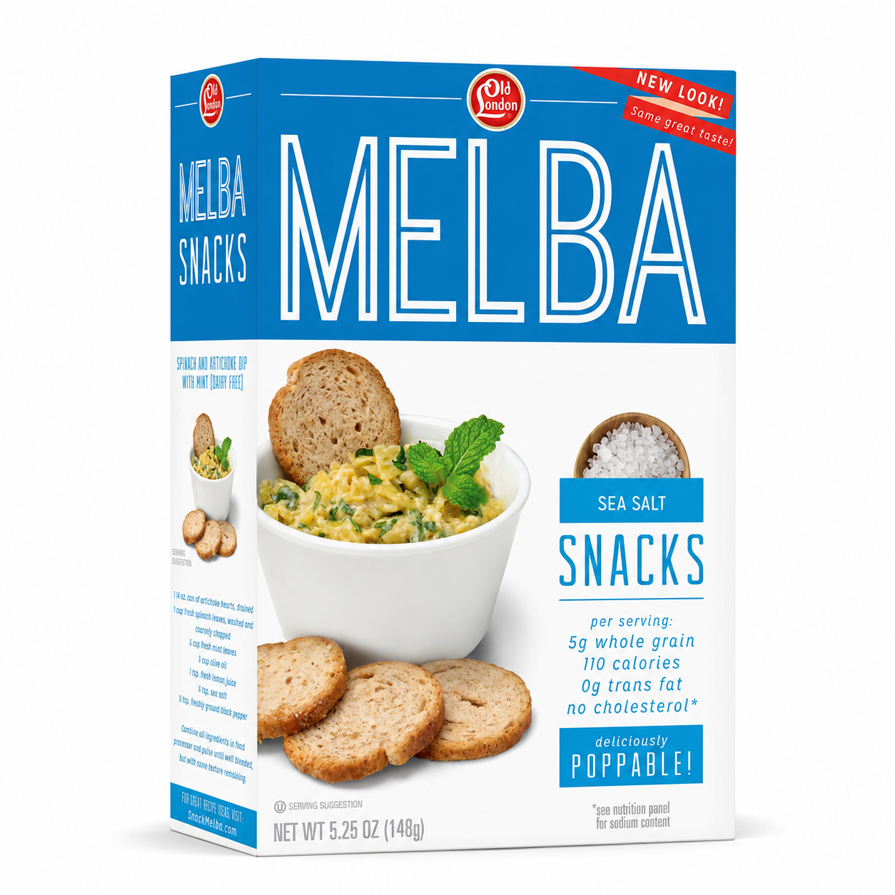 Old London Melba Snacks Sea Salt 5.25 oz