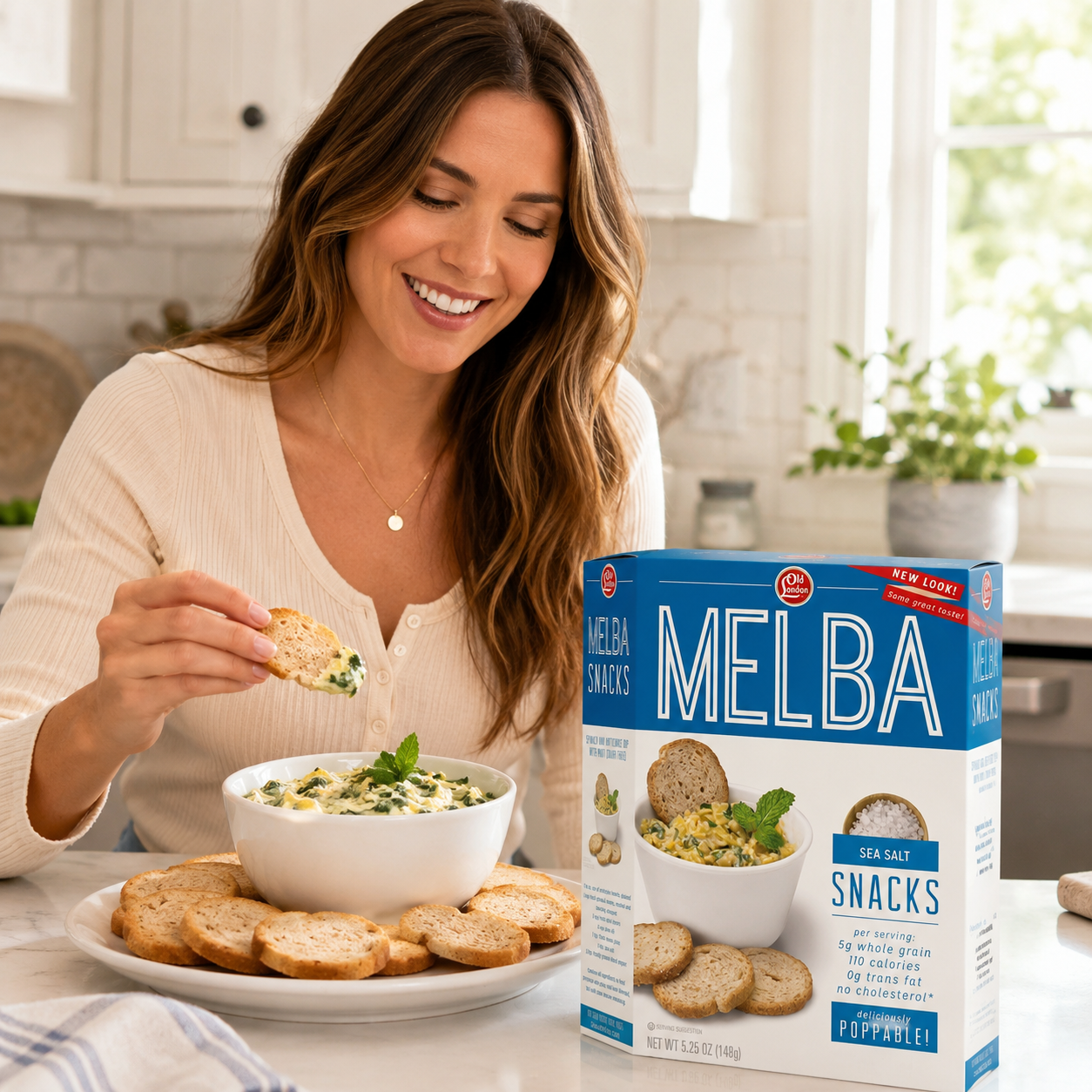 Old London Melba Snacks Sea Salt 5.25 oz