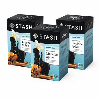 Stash Hot Tea Licorice Spice Herbal Tea Tea Bags in 20 Count