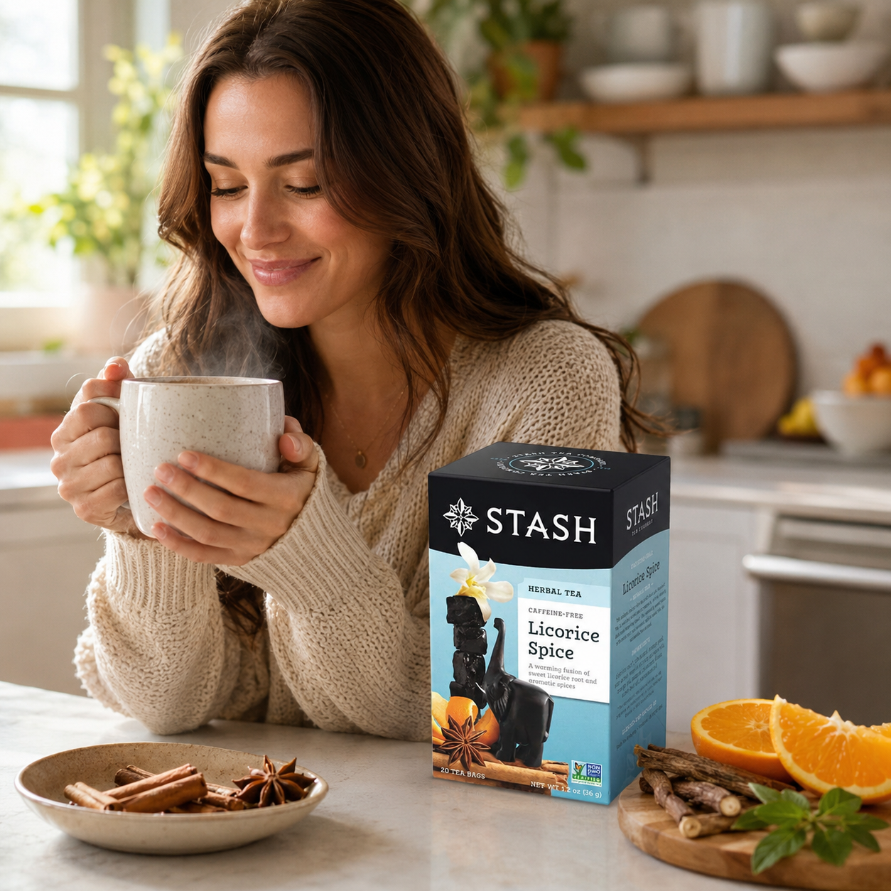 Stash Hot Tea Licorice Spice Herbal Tea Tea Bags in 20 Count