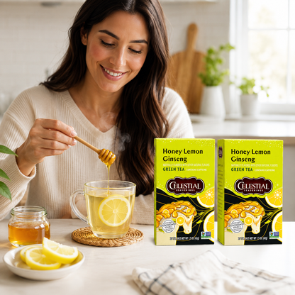 Celestial Seasonings Lemon Honey Honey Lemon Ginseng Green Tea Bags 2 pk 20 ct