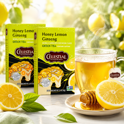Celestial Seasonings Lemon Honey Honey Lemon Ginseng Green Tea Bags 2 pk 20 ct