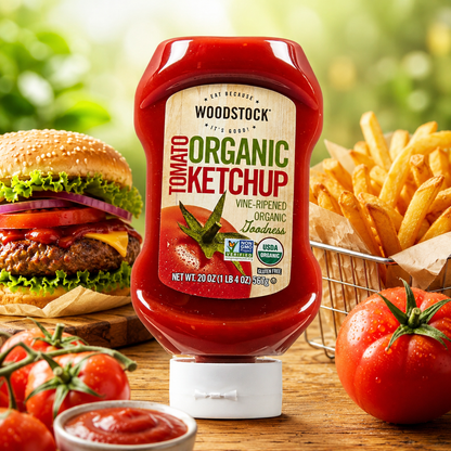WOODSTOCK FARMS Organic Tomato Ketchup 20 OZ