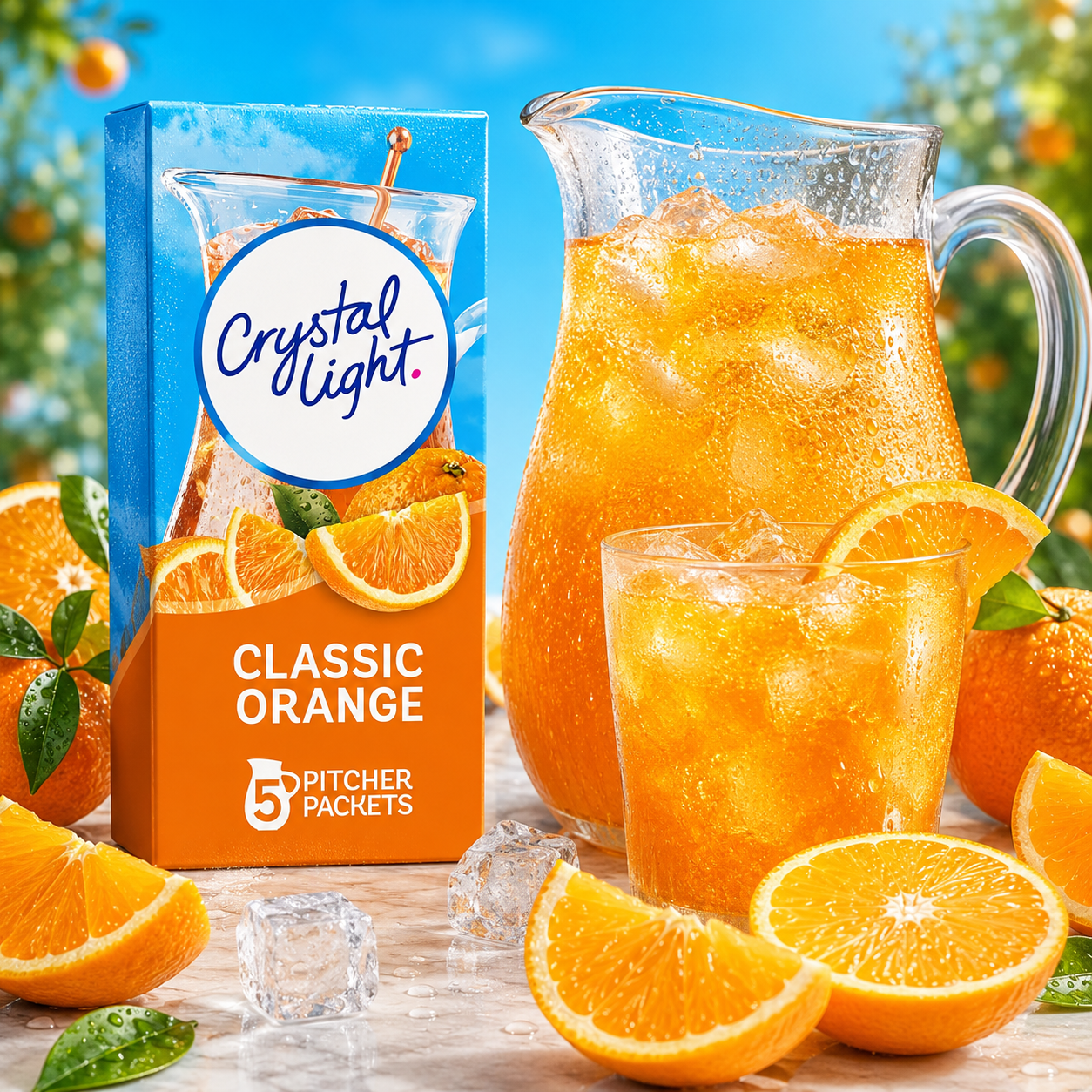 Crystal Light Classic Orange Drink Mix
