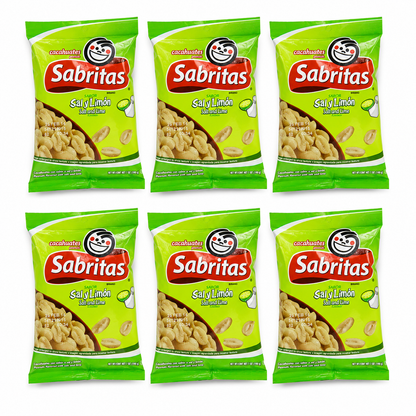 Sabritas Salt And Lime Peanuts 7 Ounce