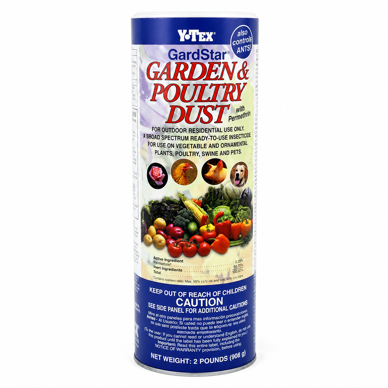 Y Tex Corp Garden Poultry Dust 2lb Garden Poultry Dust