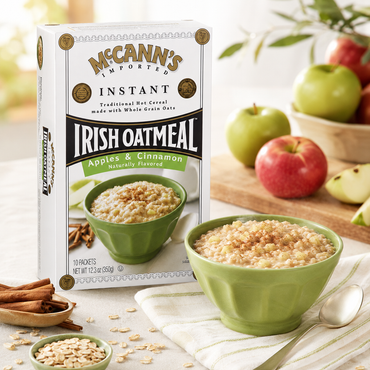 McCann's Instant Cinnamon Apple Irish Oatmeal Apple Cinnamon 10 ct 12.3 oz
