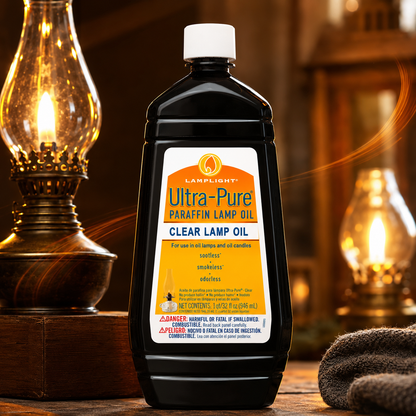 Lamplight Farms Ultra Pure Clean Burn Lamp Oil Clear . 32 oz
