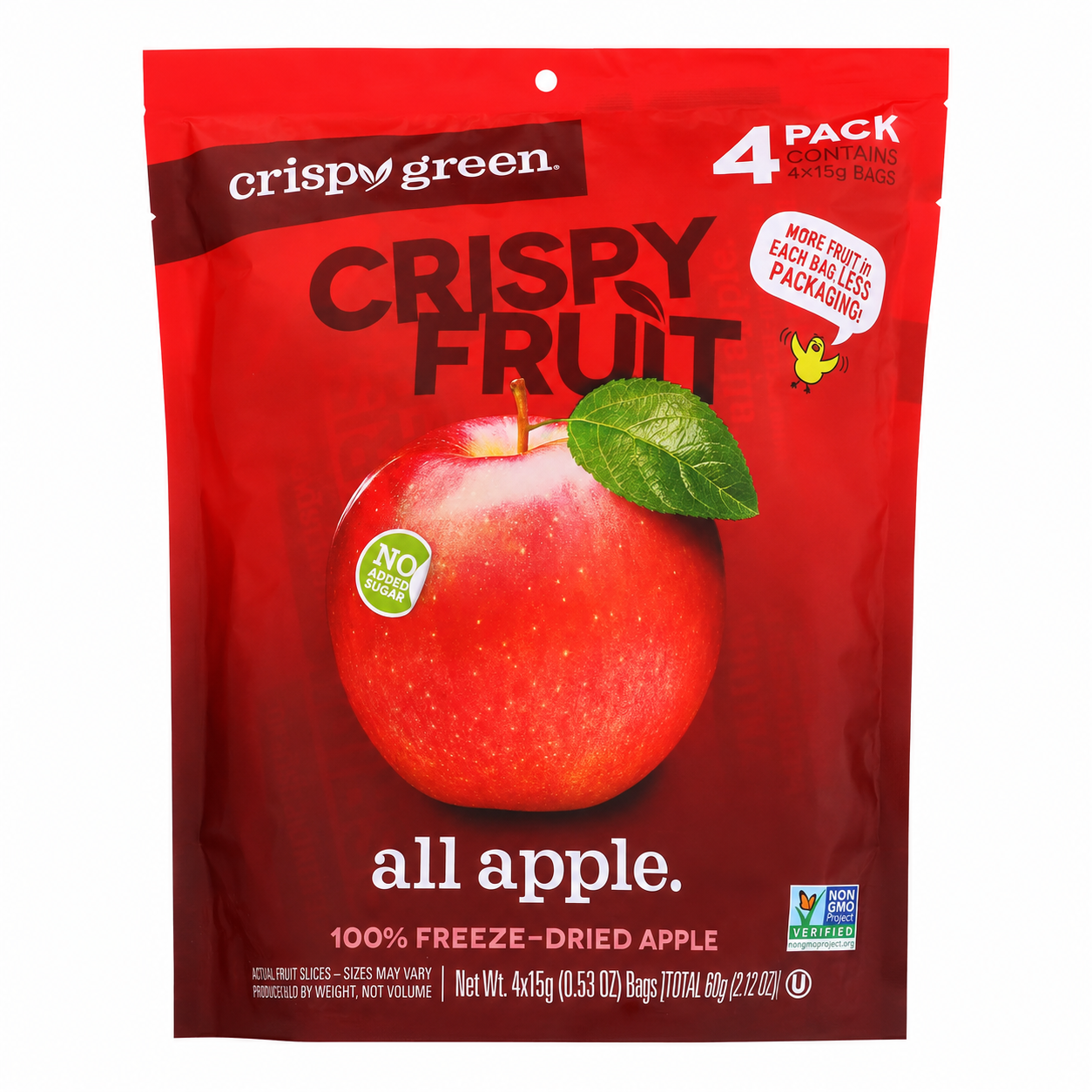 Crispy Green Strawberry Freeze Dried 2.12 Ounce