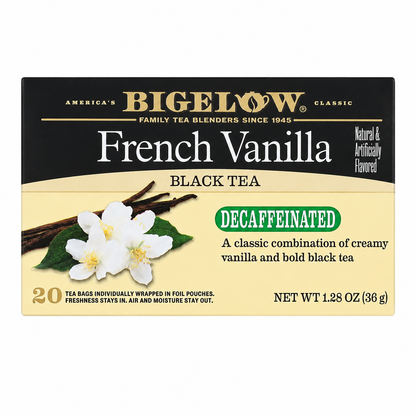 Bigelow Tea Decaffeinated French Vanilla Bag 20 ct 1.28 oz