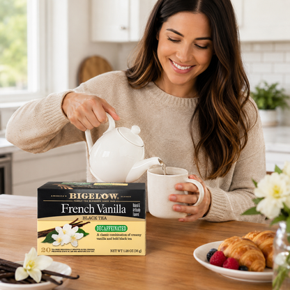 Bigelow Tea Decaffeinated French Vanilla Bag 20 ct 1.28 oz