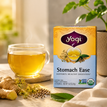 Yogi Tea Stomach Ease Herbal Supplement Tea Bags 16 ct