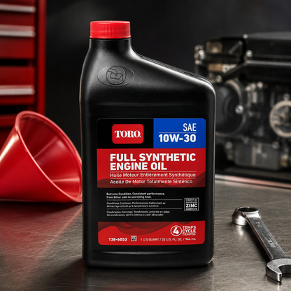 Toro Full Synthetic SAE 10W 30 4 Cycle Engine Oil 32 Ounce