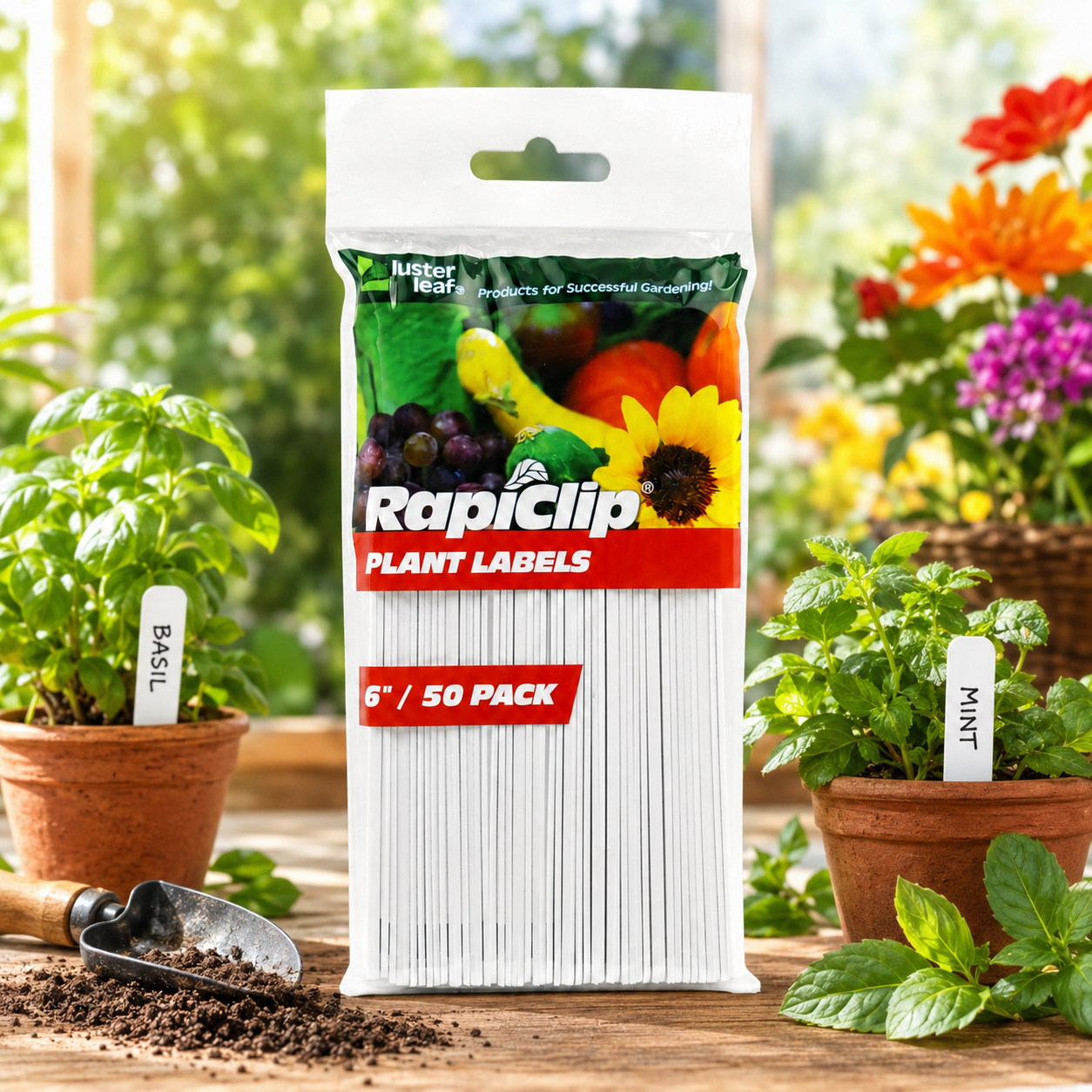 Luster Leaf Rapiclip 6 Inch Garden Plant Labels 840