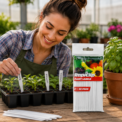 Luster Leaf Rapiclip 6 Inch Garden Plant Labels 840