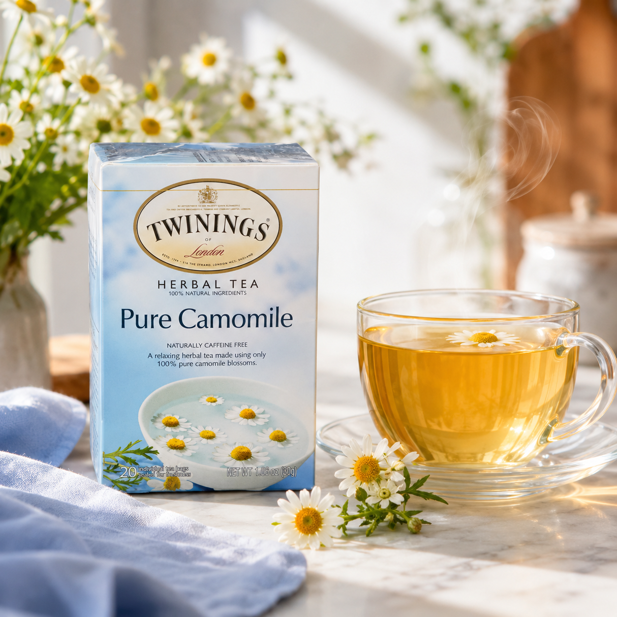 Twinings of London Pure Camomile Herbal Tea Bags 20 ct