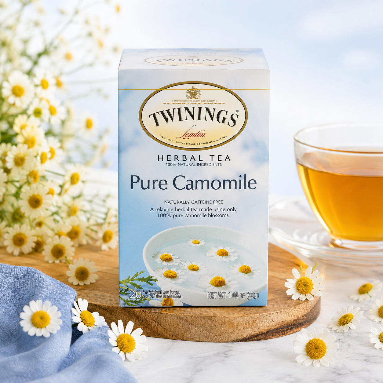 Twinings of London Pure Camomile Herbal Tea Bags 20 ct