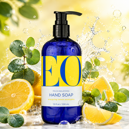 Eo Hand Soap Lemon Eucalyptus 12 Fl Oz