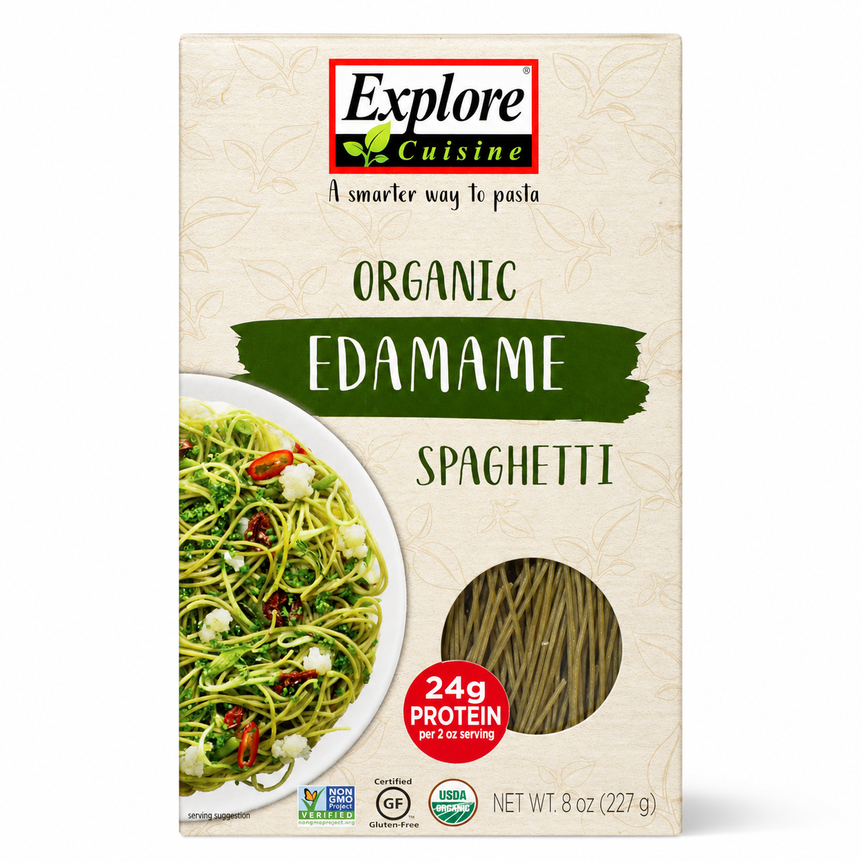 Explore Cuisine Organic Edamame Spaghetti Easy to Make Pasta High 8 oz