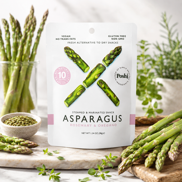 Poshi Marinated Snack Gluten Free Non Snack Each Asparagus 1.34 oz