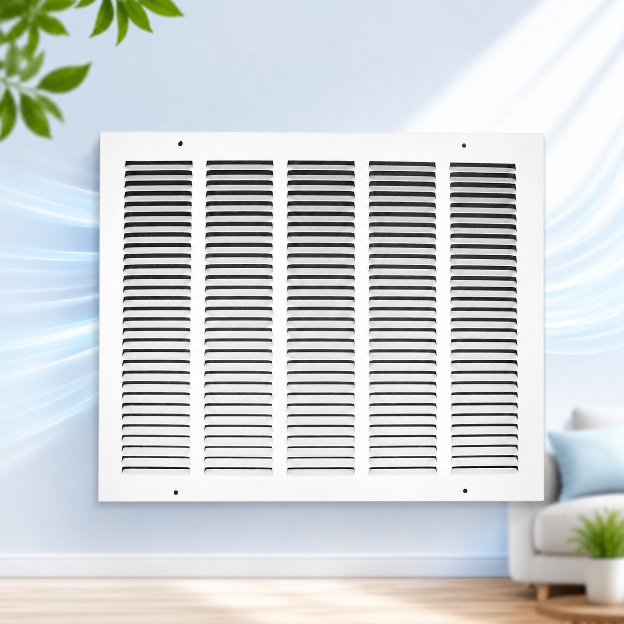 Truaire C170 Inch by 12 14X12 Duct Opening Measurements Return Air Grille 14