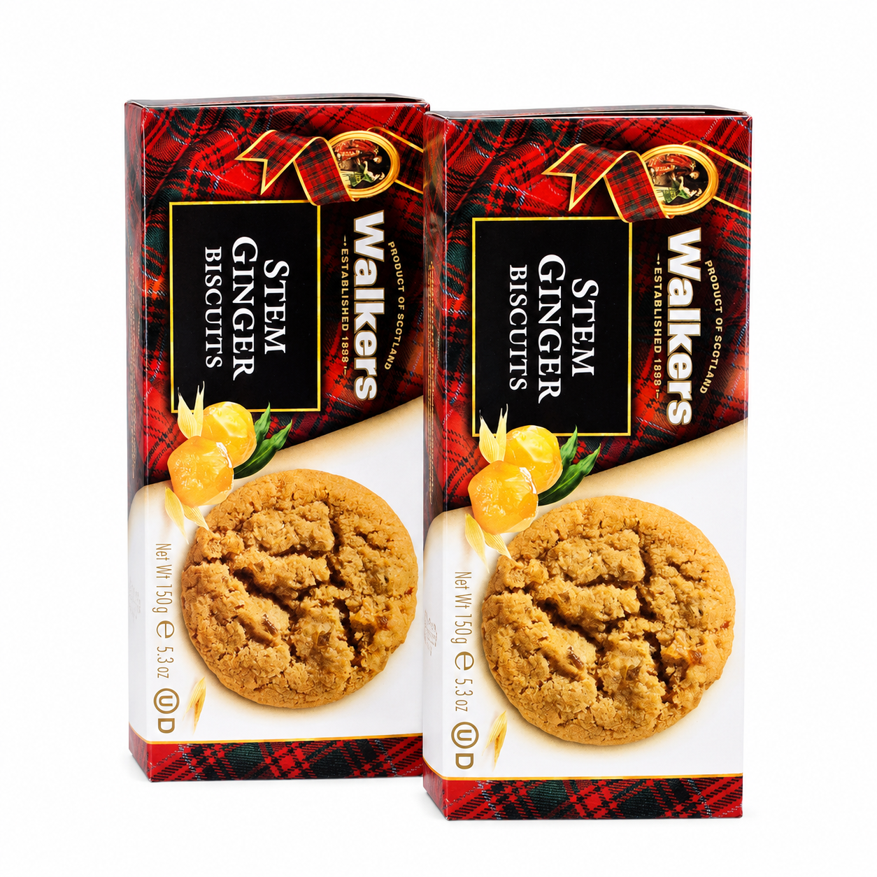 Walkers Stem Ginger Cookies 2 pk 5.3 oz