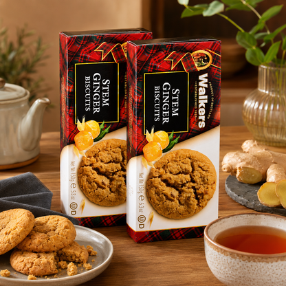 Walkers Stem Ginger Cookies 2 pk 5.3 oz