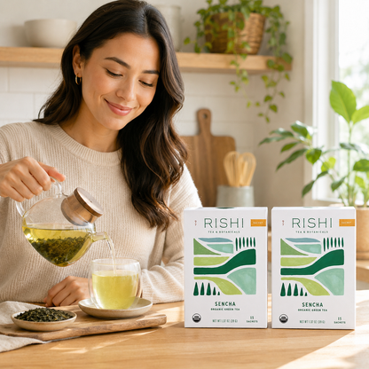 Rishi Tea & Botanicals Sencha Organic Green Tea 15