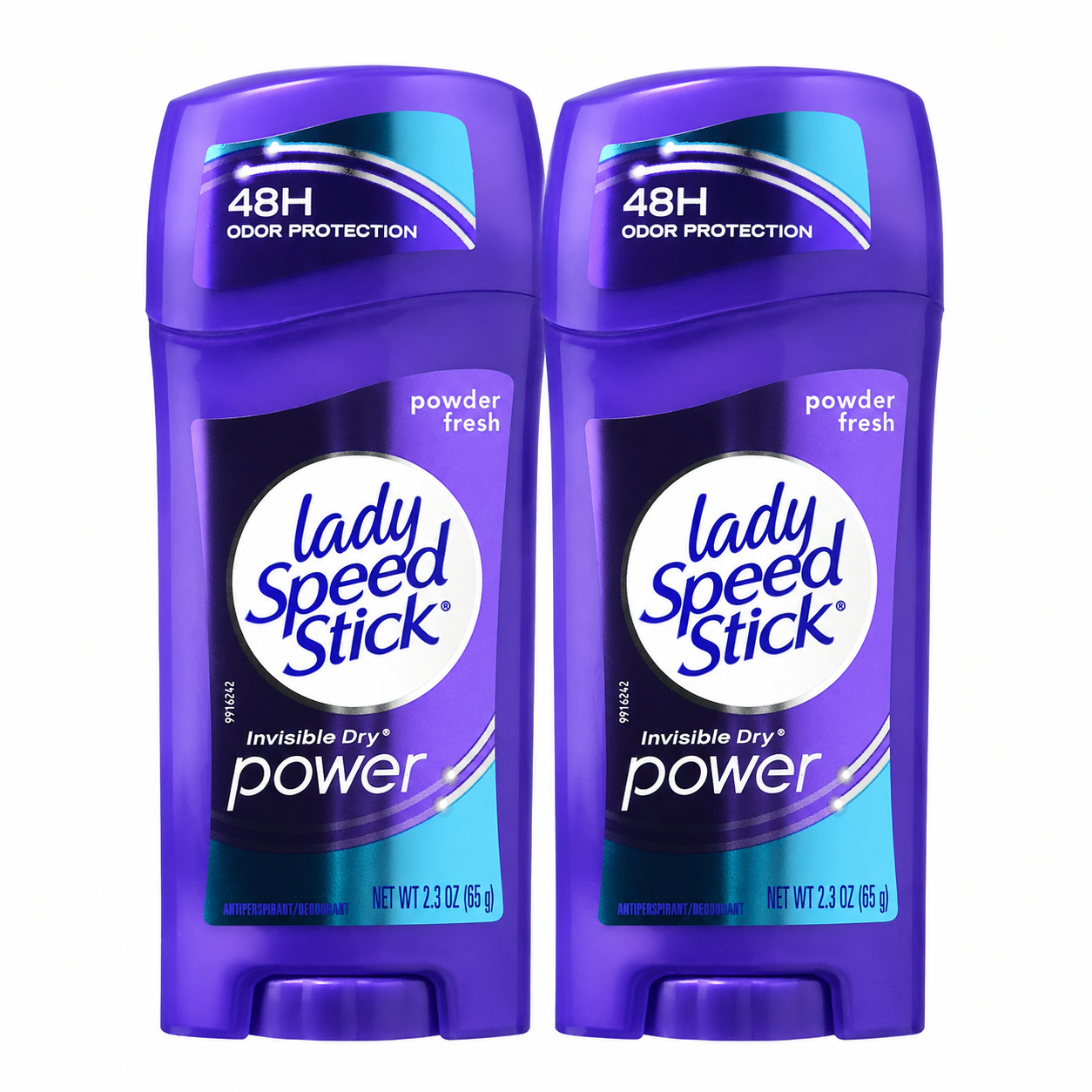 Lady Speed Stick Deodorant 2.3 Ounce Powder Fresh Invisi Dry 68ml