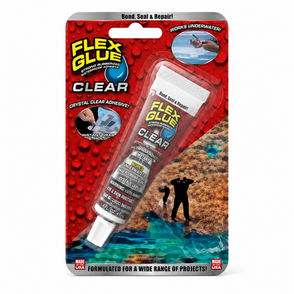 Flex Glue Mini Clear Super Strong Transparent Rubberized Waterproof Adhesive