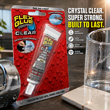 Flex Glue Mini Clear Super Strong Transparent Rubberized Waterproof Adhesive