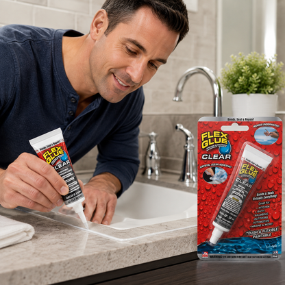 Flex Glue Mini Clear Super Strong Transparent Rubberized Waterproof Adhesive