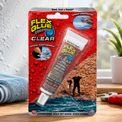 Flex Glue Mini Clear Super Strong Transparent Rubberized Waterproof Adhesive