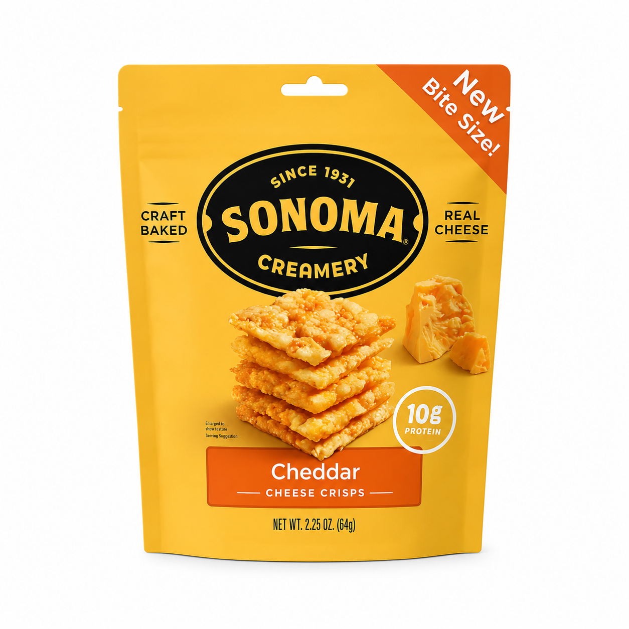 SONOMA CREAMERY Cheddar Crisps 2.25 OZ