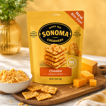 SONOMA CREAMERY Cheddar Crisps 2.25 OZ
