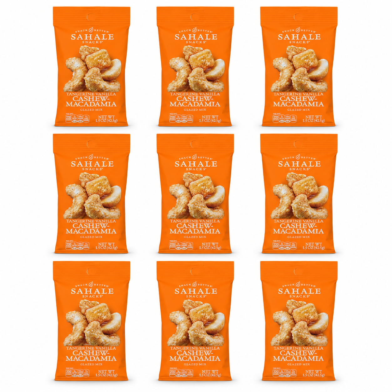 Sahale Tangerine Vanilla Cashew Glazed Nut Mix 1.5 Ounces