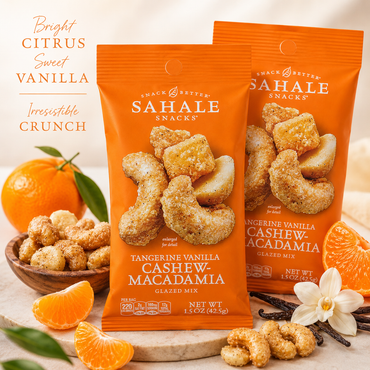 Sahale Tangerine Vanilla Cashew Glazed Nut Mix 1.5 Ounces