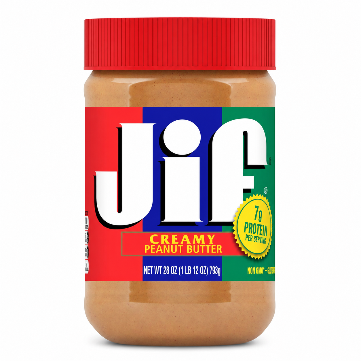 Jif Creamy Peanut Butter 28 Ounces 7% DV of Protein 7g