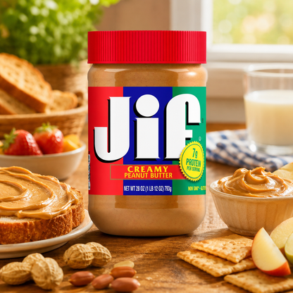 Jif Creamy Peanut Butter 28 Ounces 7% DV of Protein 7g