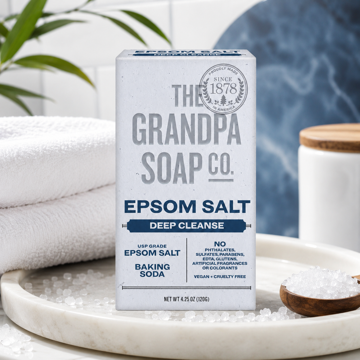 Grandpas Soap Bar Epsom Salt 4.25 oz